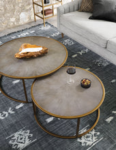 Shagreen Nesting Coffee Table - NicheDecor